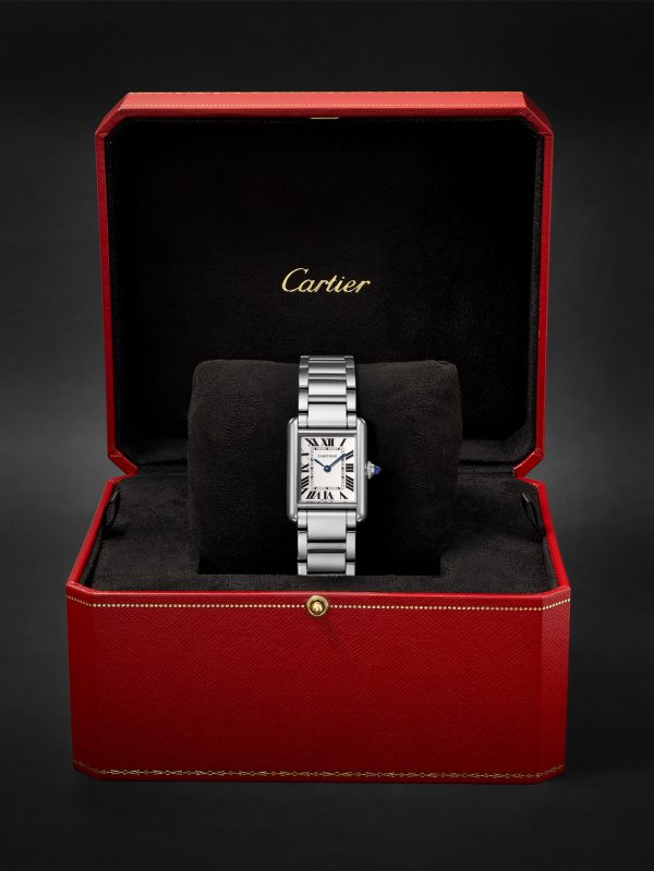Tank Must de Cartier Small SolarBeat™ 29.5mm Stainless Steel Watch, Ref. No. WSTA0121 - E3