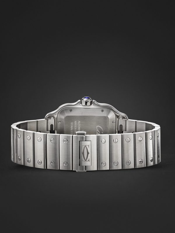 Santos de Cartier Large Automatic 39.8mm Interchangeable Stainless Steel and Alligator Watch, Ref. No. WSSA0062 - E2 Santos de Cartier Large Automatic 39.8mm Interchangeable Stainless Steel and Alligator Watch, Ref. No. WSSA0062 - E2