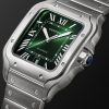 Santos de Cartier Large Automatic 39.8mm Interchangeable Stainless Steel and Alligator Watch, Ref. No. WSSA0062 - FR Santos de Cartier Large Automatic 39.8mm Interchangeable Stainless Steel and Alligator Watch, Ref. No. WSSA0062 - FR