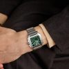 Santos de Cartier Large Automatic 39.8mm Interchangeable Stainless Steel and Alligator Watch, Ref. No. WSSA0062 - OU Santos de Cartier Large Automatic 39.8mm Interchangeable Stainless Steel and Alligator Watch, Ref. No. WSSA0062 - OU