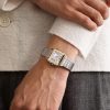 Santos de Cartier Small 34.5mm Interchangeable Stainless Steel, 18-Karat Gold and Leather Watch, Ref. No. W2SA0033 - OU Santos de Cartier Small 34.5mm Interchangeable Stainless Steel, 18-Karat Gold and Leather Watch, Ref. No. W2SA0033 - OU