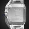 Santos de Cartier Automatic 39.8mm Interchangeable Steel and Alligator Watch, Ref. No. WSSA0071 - BK Santos de Cartier Automatic 39.8mm Interchangeable Steel and Alligator Watch, Ref. No. WSSA0071 - BK