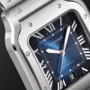 Santos de Cartier Automatic 39.8mm Interchangeable Steel and Alligator Watch, Ref. No. WSSA0071 - CU Santos de Cartier Automatic 39.8mm Interchangeable Steel and Alligator Watch, Ref. No. WSSA0071 - CU