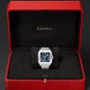 Santos de Cartier Automatic 39.8mm Interchangeable Steel and Alligator Watch, Ref. No. WSSA0071 - E3 Santos de Cartier Automatic 39.8mm Interchangeable Steel and Alligator Watch, Ref. No. WSSA0071 - E3
