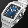Santos de Cartier Automatic 39.8mm Interchangeable Steel and Alligator Watch, Ref. No. WSSA0071 - FR Santos de Cartier Automatic 39.8mm Interchangeable Steel and Alligator Watch, Ref. No. WSSA0071 - FR
