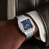 Santos de Cartier Automatic 39.8mm Interchangeable Steel and Alligator Watch, Ref. No. WSSA0071 - OU Santos de Cartier Automatic 39.8mm Interchangeable Steel and Alligator Watch, Ref. No. WSSA0071 - OU