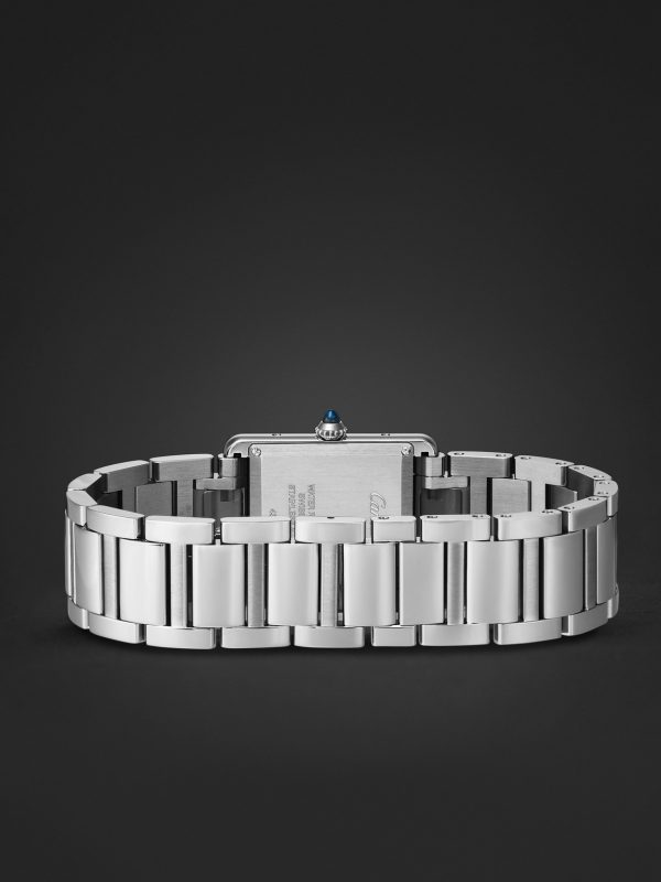 Tank Must de Cartier Large SolarBeat™ 33.7mm Stainless Steel Watch, Ref. No. WSTA0122 - E2 Tank Must de Cartier Large SolarBeat™ 33.7mm Stainless Steel Watch, Ref. No. WSTA0122 - E2