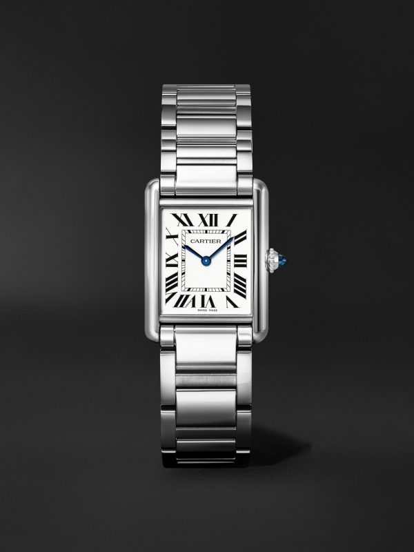 Tank Must de Cartier Large SolarBeat™ 33.7mm Stainless Steel Watch, Ref. No. WSTA0122 Tank Must de Cartier Large SolarBeat™ 33.7mm Stainless Steel Watch, Ref. No. WSTA0122