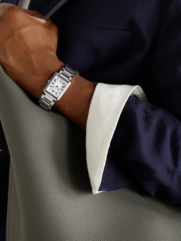 Tank Must de Cartier Large SolarBeat™ 33.7mm Stainless Steel Watch, Ref. No. WSTA0122 - OU Tank Must de Cartier Large SolarBeat™ 33.7mm Stainless Steel Watch, Ref. No. WSTA0122 - OU