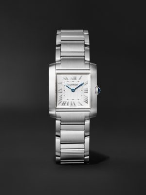Tank Française Medium 32mm Stainless Steel Watch, Ref. No. WSTA0105