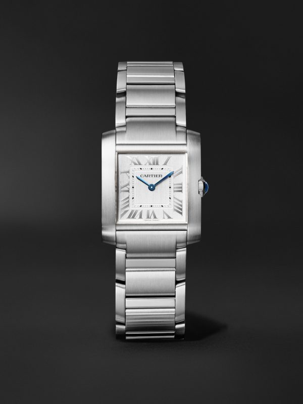 Tank Française Medium 32mm Stainless Steel Watch, Ref. No. WSTA0105