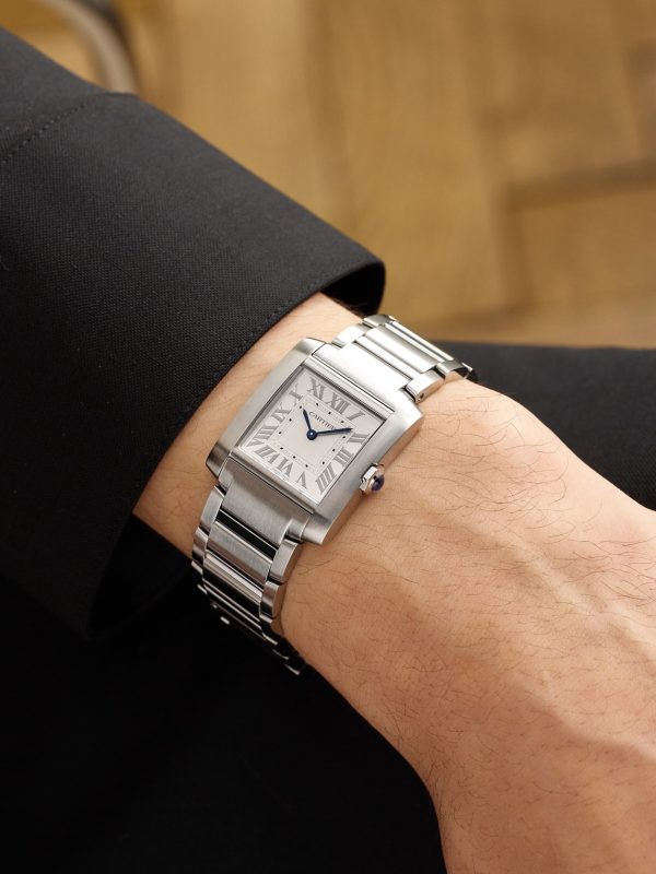 Tank Française Medium 32mm Stainless Steel Watch, Ref. No. WSTA0105 - OU