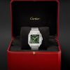 Santos Automatic Medium 41.9mm Interchangeable Stainless Steel and Alligator Watch, Ref. No. WSSA0061 - E3