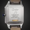 Santos-Dumont Large 43.5mm 18-Karat Gold, Stainless Steel and Alligator Watch, Ref. No. W2SA0036 - BK Santos-Dumont Large 43.5mm 18-Karat Gold, Stainless Steel and Alligator Watch, Ref. No. W2SA0036 - BK