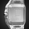 Santos de Cartier Automatic 39.8mm Interchangeable Steel and Rubber Watch, Ref. No. WSSA0037 - BK Santos de Cartier Automatic 39.8mm Interchangeable Steel and Rubber Watch, Ref. No. WSSA0037 - BK