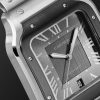 Santos de Cartier Automatic 39.8mm Interchangeable Steel and Rubber Watch, Ref. No. WSSA0037 - CU Santos de Cartier Automatic 39.8mm Interchangeable Steel and Rubber Watch, Ref. No. WSSA0037 - CU