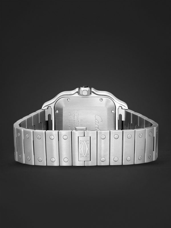 Santos de Cartier Automatic 39.8mm Interchangeable Steel and Rubber Watch, Ref. No. WSSA0037 - E2 Santos de Cartier Automatic 39.8mm Interchangeable Steel and Rubber Watch, Ref. No. WSSA0037 - E2