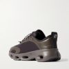 + On 8 Cloudsolo Rubber-Trimmed Mesh Sneakers - BK + On 8 Cloudsolo Rubber-Trimmed Mesh Sneakers - BK