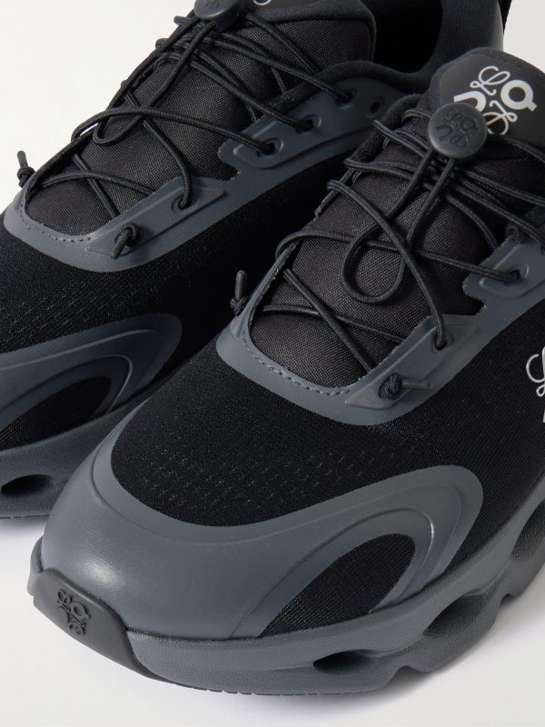 + On Cloudsolo Rubber-Trimmed Mesh Sneakers - CU