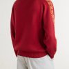 Ribbed Cotton Polo Sweater - BK Ribbed Cotton Polo Sweater - BK