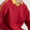 Ribbed Cotton Polo Sweater - CU Ribbed Cotton Polo Sweater - CU