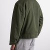 Corduroy-Trimmed Denim Jacket - BK Corduroy-Trimmed Denim Jacket - BK