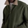 Corduroy-Trimmed Denim Jacket - CU Corduroy-Trimmed Denim Jacket - CU