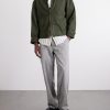 Corduroy-Trimmed Denim Jacket - OU Corduroy-Trimmed Denim Jacket - OU