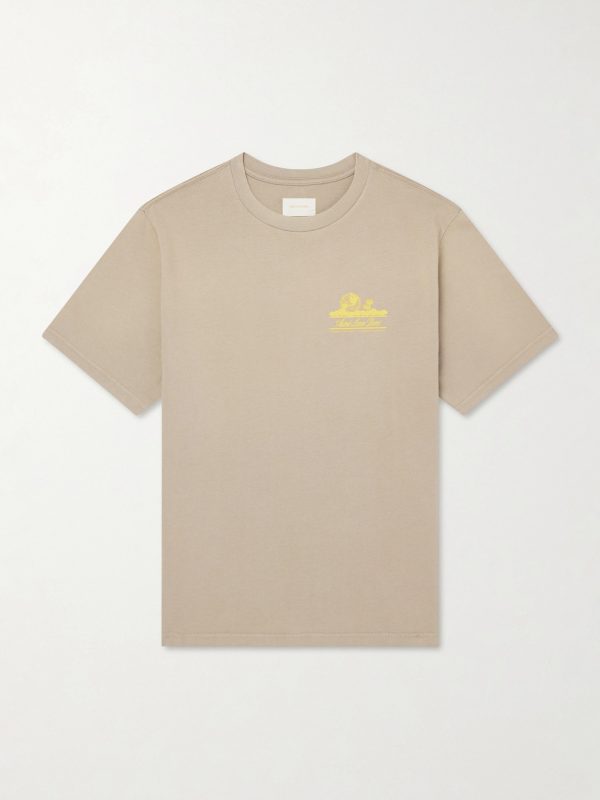 Unisphere Logo-Print Cotton-Jersey T-Shirt Unisphere Logo-Print Cotton-Jersey T-Shirt