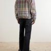 Reversible Checked Shell Windbreaker Jacket - BK Reversible Checked Shell Windbreaker Jacket - BK