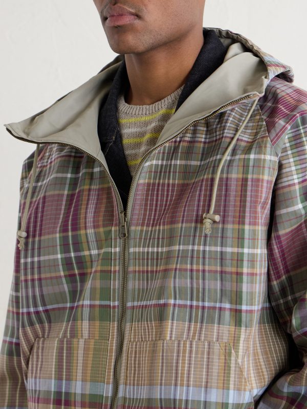 Reversible Checked Shell Windbreaker Jacket - CU Reversible Checked Shell Windbreaker Jacket - CU