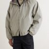 Reversible Checked Shell Windbreaker Jacket - E1 Reversible Checked Shell Windbreaker Jacket - E1
