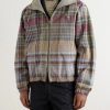 Reversible Checked Shell Windbreaker Jacket - FR Reversible Checked Shell Windbreaker Jacket - FR