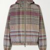 Reversible Checked Shell Windbreaker Jacket Reversible Checked Shell Windbreaker Jacket