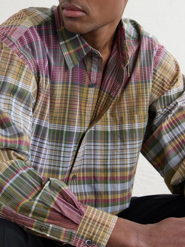Checked Cotton Shirt - CU Checked Cotton Shirt - CU