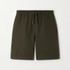 Straight-Leg Linen Drawstring Shorts Straight-Leg Linen Drawstring Shorts