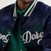 Logo-Embroidered Satin Varsity Jacket - CU Logo-Embroidered Satin Varsity Jacket - CU