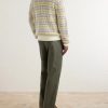 Cable-Knit Cotton Zip-Up Sweater - BK Cable-Knit Cotton Zip-Up Sweater - BK