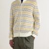 Cable-Knit Cotton Zip-Up Sweater - FR Cable-Knit Cotton Zip-Up Sweater - FR