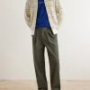 Cable-Knit Cotton Zip-Up Sweater - OU Cable-Knit Cotton Zip-Up Sweater - OU