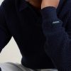 Ribbed Cotton-Blend Bouclé Polo Shirt - CU