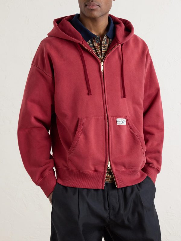 Cotton-Jersey Zip-Up Hoodie - FR Cotton-Jersey Zip-Up Hoodie - FR