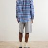 Checked Cotton-Twill Shirt - BK Checked Cotton-Twill Shirt - BK