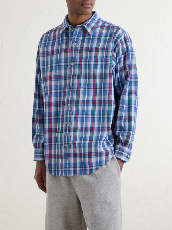 Checked Cotton-Twill Shirt - FR Checked Cotton-Twill Shirt - FR