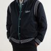 Reversible Knitted Cotton-Blend Bomber Jacket - E1 Reversible Knitted Cotton-Blend Bomber Jacket - E1