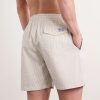 Mid-Length Cotton-Blend Seersucker Swim Shorts - E2