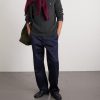 Logo-Embroidered Waffle-Knit Wool and Cotton-Blend Polo Shirt - OU