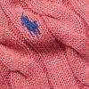Logo-Embroidered Cable-Knit Cotton Sweater - CU