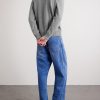 Logo-Embroidered Wool and Cashmere-Blend Sweater - BK Logo-Embroidered Wool and Cashmere-Blend Sweater - BK