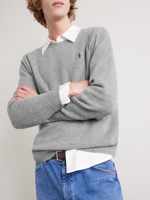 Logo-Embroidered Wool and Cashmere-Blend Sweater - CU Logo-Embroidered Wool and Cashmere-Blend Sweater - CU